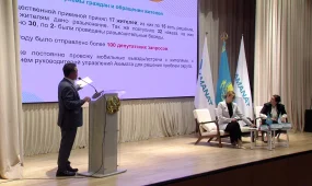 Депутаты маслихата Есильского района Астаны отчитались перед населением о проделанной за год работ