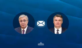 Мемлекет басшысы Хорватия Президентіне құттықтау жеделхатын жолдады