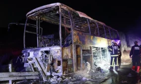 Түркияда жолаушылар автобусы қатысқан жантүршігерлік жол апаты болды
