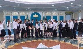 Еліміздің әр өңірінен келген оқушылар Ақорданы аралады