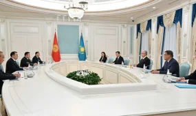 Мемлекет басшысы Қырғыз Республикасы Жогорку Кенешінің Төрағасы Марлен Маматалиевті қабылдады