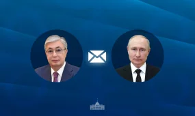 Глава государства направил поздравительную телеграмму Президенту Российской Федерации