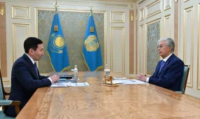 Президент Қасым-Жомарт Тоқаев «Самұрық-Қазына» АҚ басқарма төрағасы Нұрлан Жақыповты қабылдады