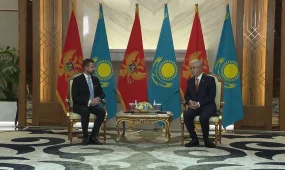 "Қазақстан нарығына кіргісі келетін черногориялық компанияларды қуана қарсы аламыз", - Президент