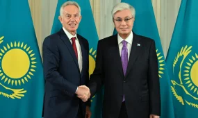 Касым-Жомарт Токаев встретился с Тони Блэром