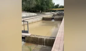 Үлкен Алматы өзені арнасындағы гранит тақталар селге шыдамады