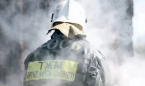 Алматыда өрттен  сегіз адам құтқарылды
