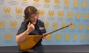 Полицейские исполнили кюй «Балбырауын» ко Дню домбры в Павлодарской области (ВИДЕО)