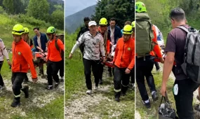 Спасатели МЧС эвакуировали девушку из района БАО