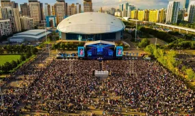 Астанадағы Open Air концерттеріне 100 мыңнан астам көрермен жиналды