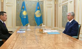 Президент Қасым-Жомарт Тоқаев Жоғары аудиторлық палата төрағасы Әлихан Смайыловты қабылдады
