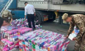 Қазақстанға 500 млн теңгенің вейпін заңсыз әкелмек болғандар ұсталды
