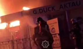 Рынок загорелся в Актау