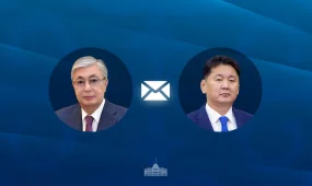 Глава государства направил поздравительную телеграмму Президенту Монголии
