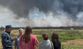 Абай облысында табиғи өрт аймағында полиция қауіпсіздікті қамтамасыз етуде