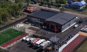 ТЖМ басшысы Смирново ауылында жаңғыртылған өрт сөндіру бөлімін ашты