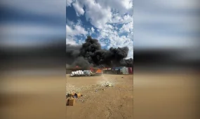 Ақтөбеде құрылыс материалдарының қоймасы өртенді