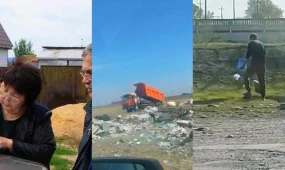 Видеокамеры помогают полиции выявлять стихийные свалки в Казахстане