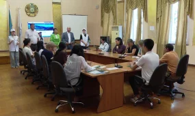 Партия «Байтақ» презентовала программу сотрудникам «Казгидромета»