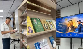 В ДП ВКО открыли книжную выставку, посвященную наследию Абая