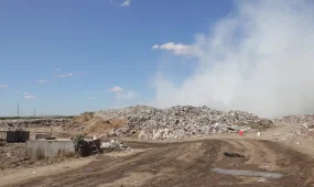 Оралда өрт шыққан полигон иесіне айыппұл салынды