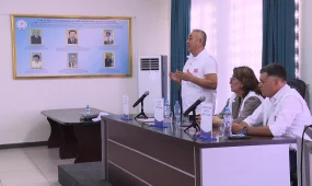 Представители НПК встретились с медработниками в Шымкенте