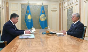 Президент принял председателя Национального банка Тимура Сулейменова