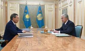 Касым-Жомарт Токаев принял председателя Центральной избирательной комиссии Нурлана Абдирова