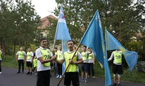 Астанада Әуе қорғанысы күштерінің әскери қызметшілері Спорт күнінде бес шақырымға жүгірді
