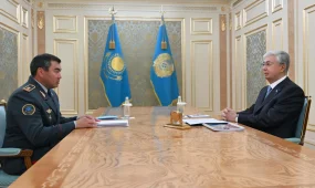 Мемлекет басшысы Төтенше жағдайлар министрі Шыңғыс Әріновті қабылдады