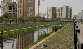 Реку Сарыбулак очищают с помощью полезных микроорганизмов в Астане