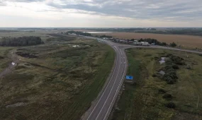 В СКО открыли движение по 30 км обновленной республиканской трассы