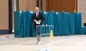 Роман Скляр проголосовал на выборах депутатов Курултая
