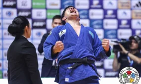 Казахстанец стал чемпионом мира по дзюдо среди кадетов