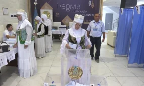 Өңірлердегі дауыс беру учаскелерінде мерекелік көңіл күй сезіледі