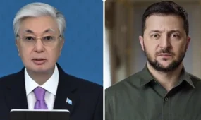 Токаев поздравил Зеленского