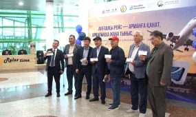 Арқалыққа 33 жылдан кейін ұшақ ұшты