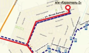 Астанада тағы бес автобус бағытының қозғалыс сызбасы өзгерді