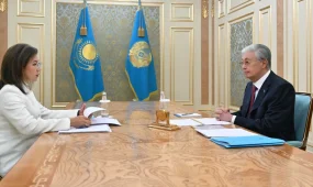Президент Қаржы нарығын реттеу және дамыту агенттігінің төрағасы Мәдина Әбілқасымованы қабылдады