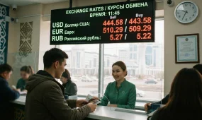 Доллар опустился ниже 445 тенге: курсы валют на 18 сентября