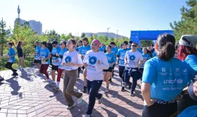 Астанада өткен алғашқы UNICEF Charity Run қайырымдылық жүгірісіне 2000 адам қатысты