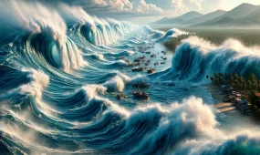 В Каспийском море зафиксировали землетрясение магнитудой 4,1