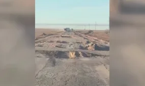 Ұлытау облысында бірнеше ауылға баратын жол жүруге жарамай қалған