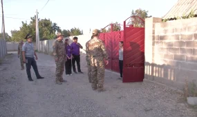«Әділет» партиясының өкілдері төтеншеліктермен бірге тұрғындарға өрт қауіпсіздігі талаптарын түсіндірді