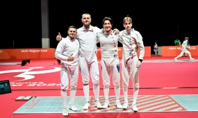 Казахстанские шпажисты стали чемпионами Азиады