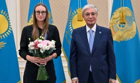 Глава государства встретился с Еленой Рыбакиной
