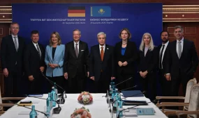 Президент Германияның экономикалық қауымдастықтары мен қаржы институттары жетекшілерімен кездесті