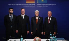 Мемлекет басшысы Wilo Group компаниялар тобының басқарма төрағасы Оливер Герместі қабылдады
