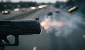 Полицейского застрелили во время обычной проверки автомобиля на трассе