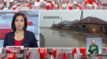 Шымкентцы не могут выйти из домов из-за потопов